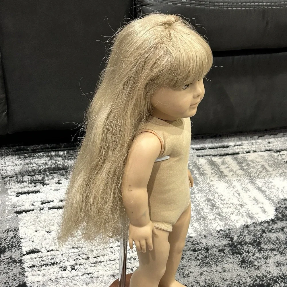 Kirsten Larson American Girl Doll Pleasant Company Soft Lashes Wavy Hair 18 In